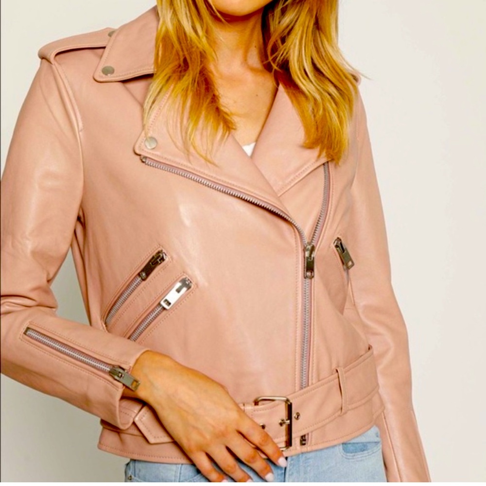 Walter Baker Allison Jacket - light pink size M